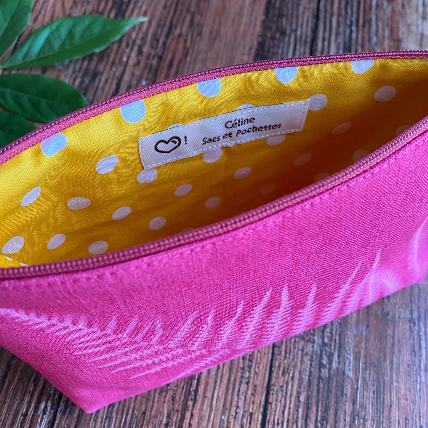 Pochette colorée et fleurie imprimée au soleil | Mamie Soleil