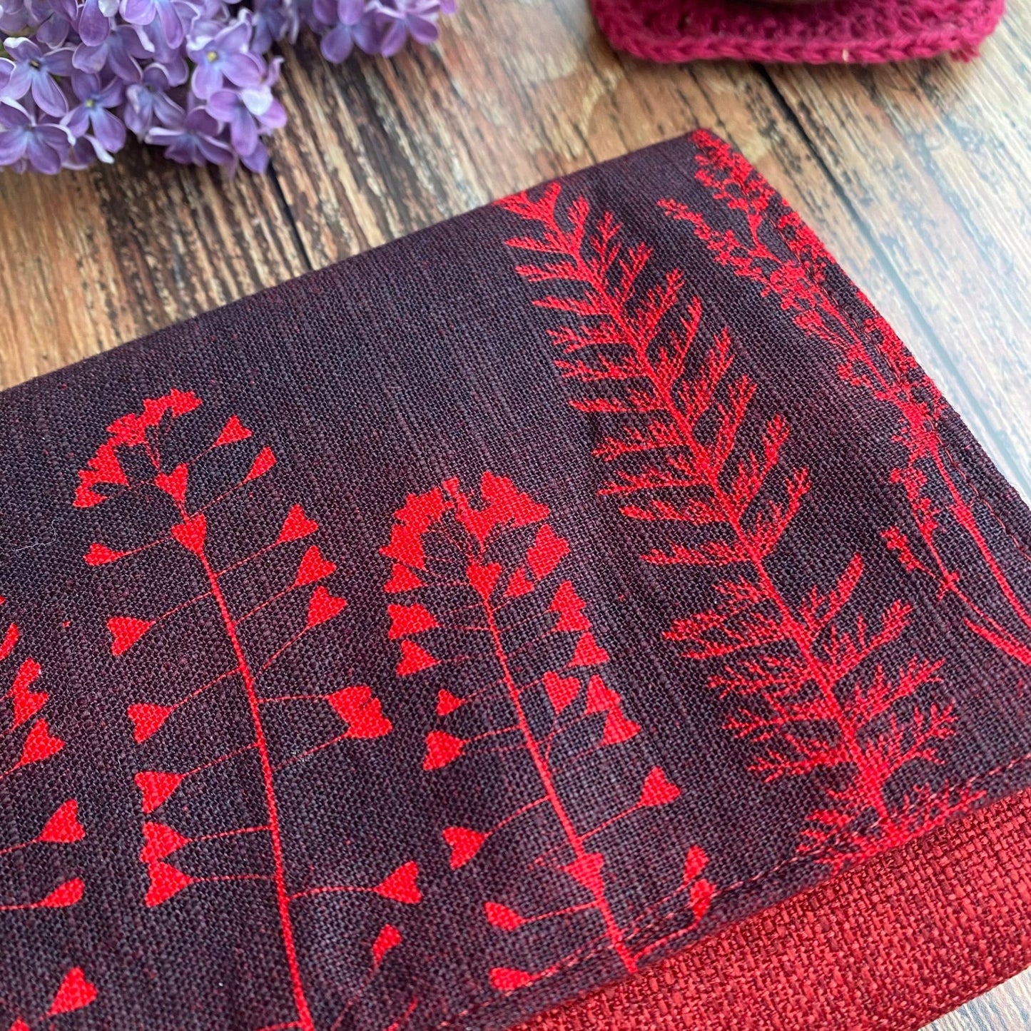 Pochette pour livre cyanotype