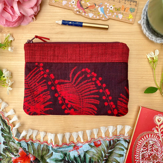 Mini pochette mimosa rouge, Derniere chance