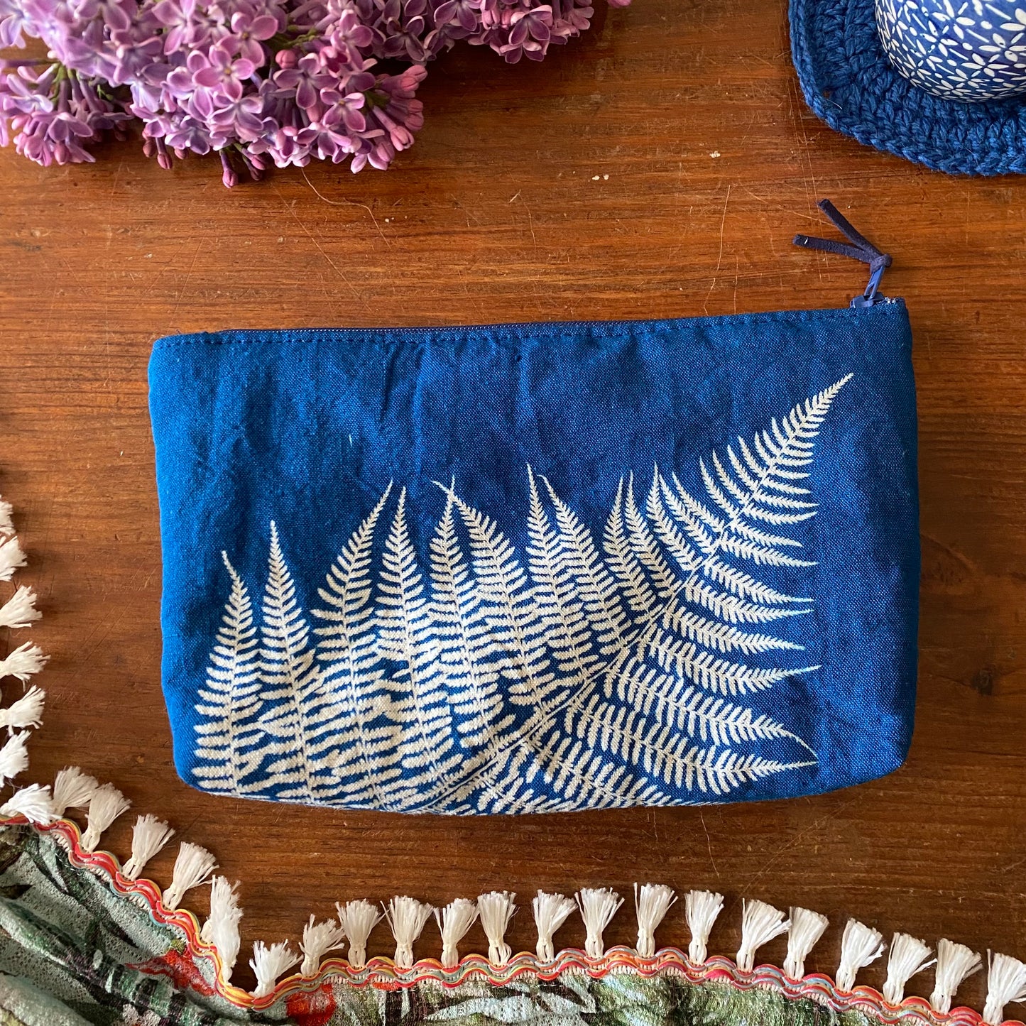 La lumineuse Mamie Blue motif fougère