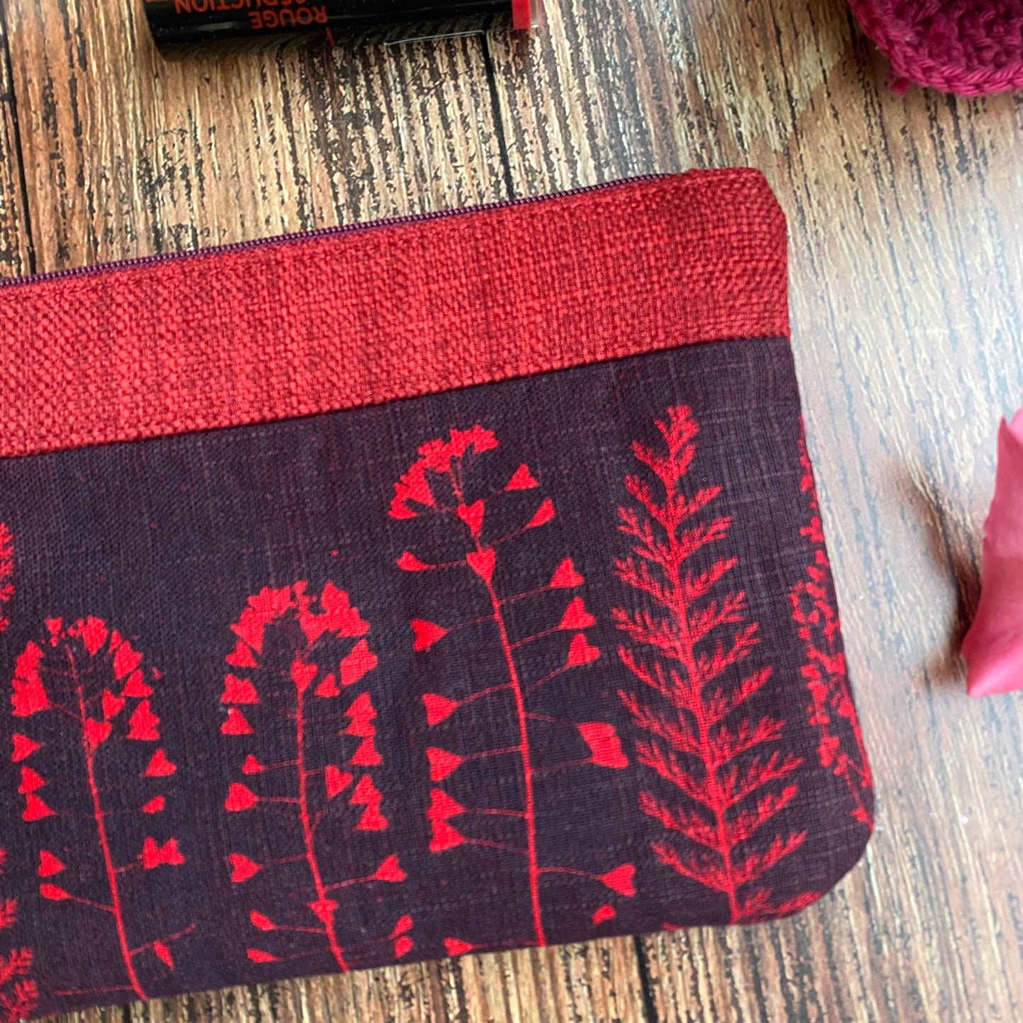 Mini pochette cyanotype