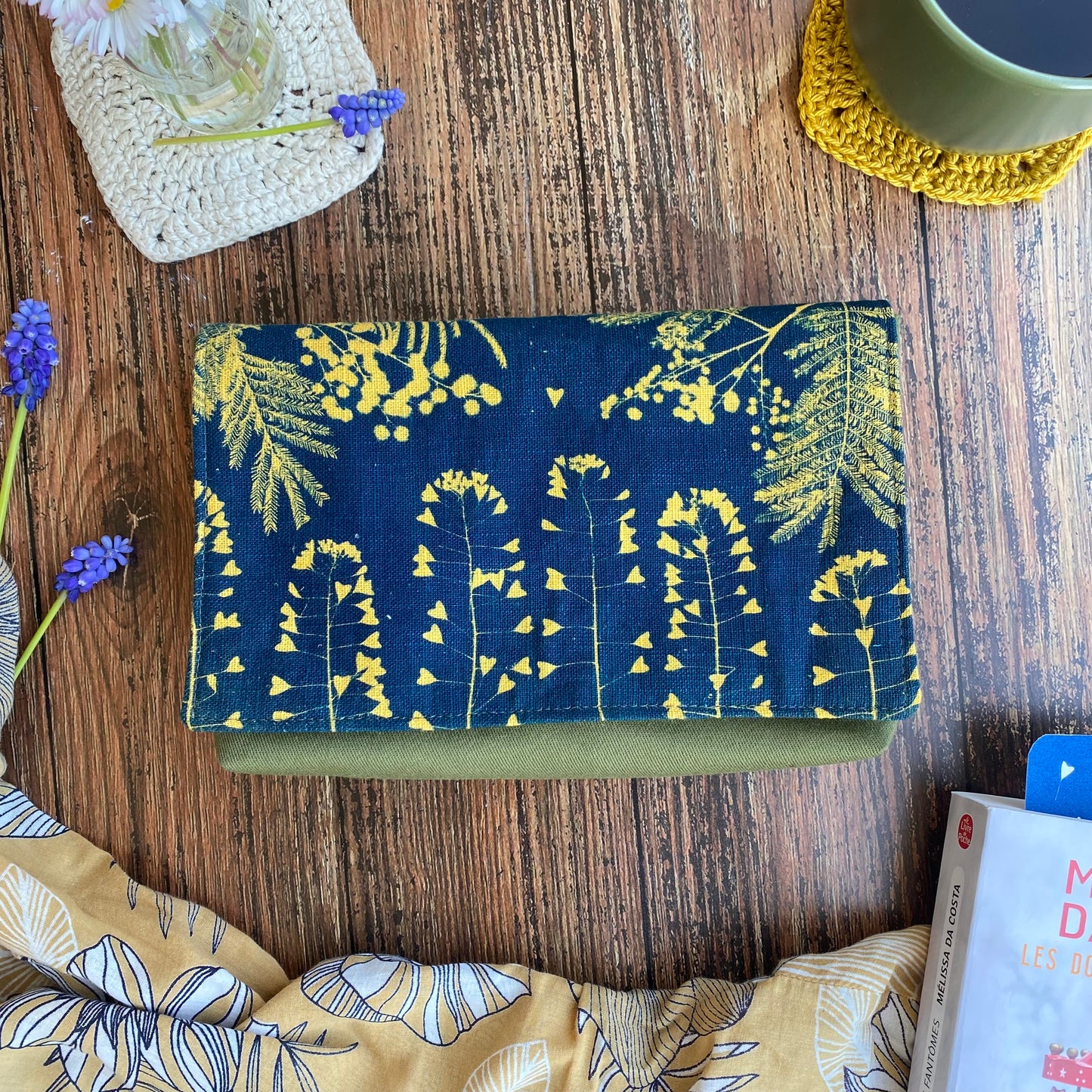 Pochette livre Coeur Mimosa
