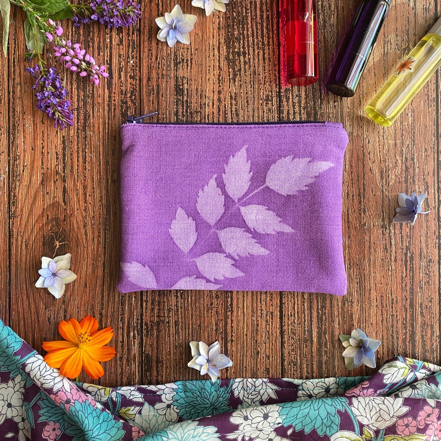 Mini pochette en tissu imprimé au soleil | Mamie Soleil