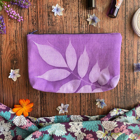 Pochette colorée et fleurie imprimée au soleil | Mamie Soleil