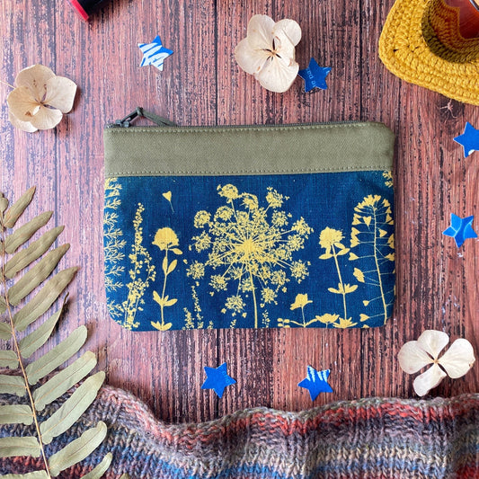 Pochette pour maquillage en tissu fleuri | Belle et Rebelle